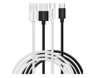 Verbatim Cable USB-A to USB-C 18W 100cm - 2 Pack - Black & White - 1607287 - zdjęcie 1